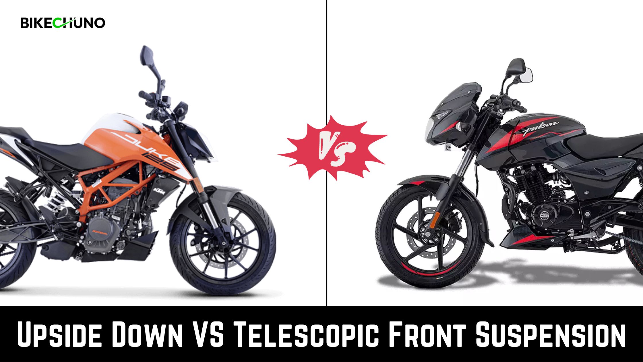 Upside Down Fork Vs Telescopic Suspension In Motorcycles - BikeChuno