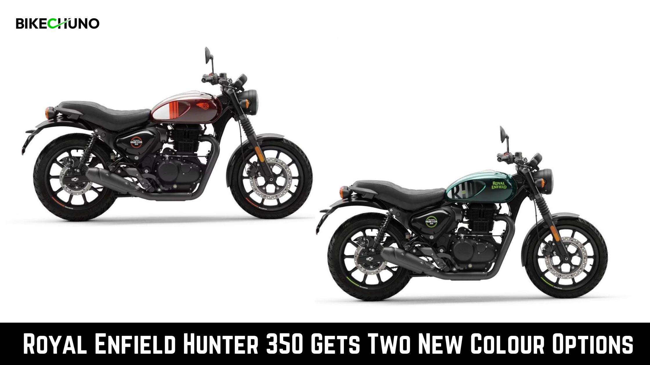 Royal Enfield Hunter 350 Gets Two New Colour Options BikeChuno