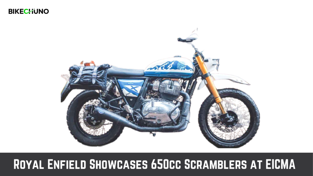 Royal Enfield Showcases 650cc Scramblers at EICMA 2022 - BikeChuno