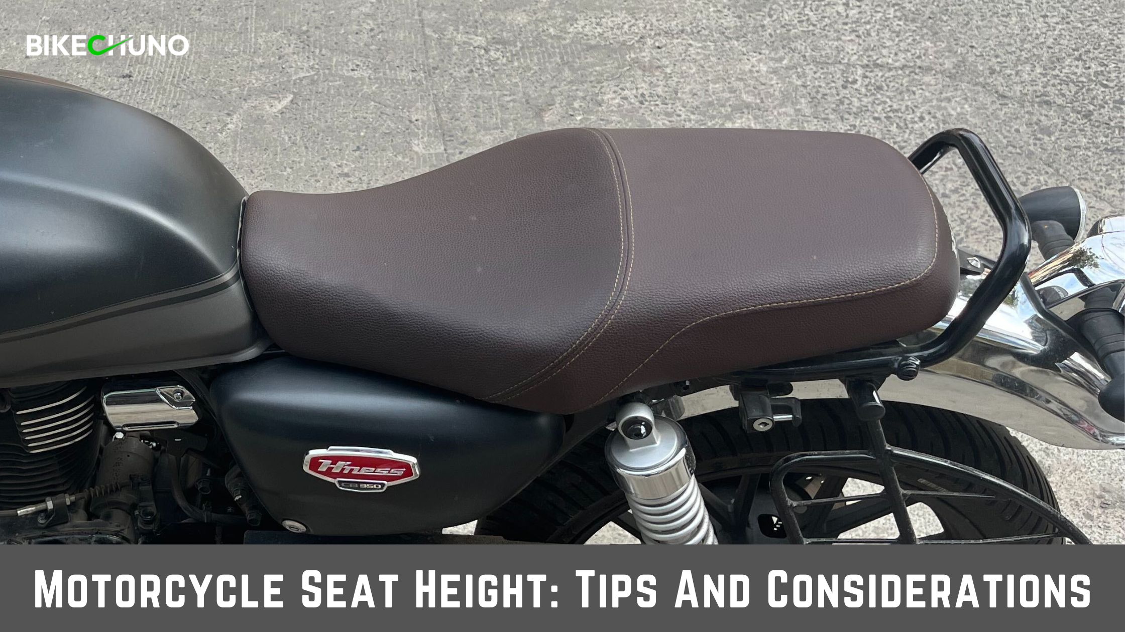 Motorcycle Seat Height Tips And Considerations