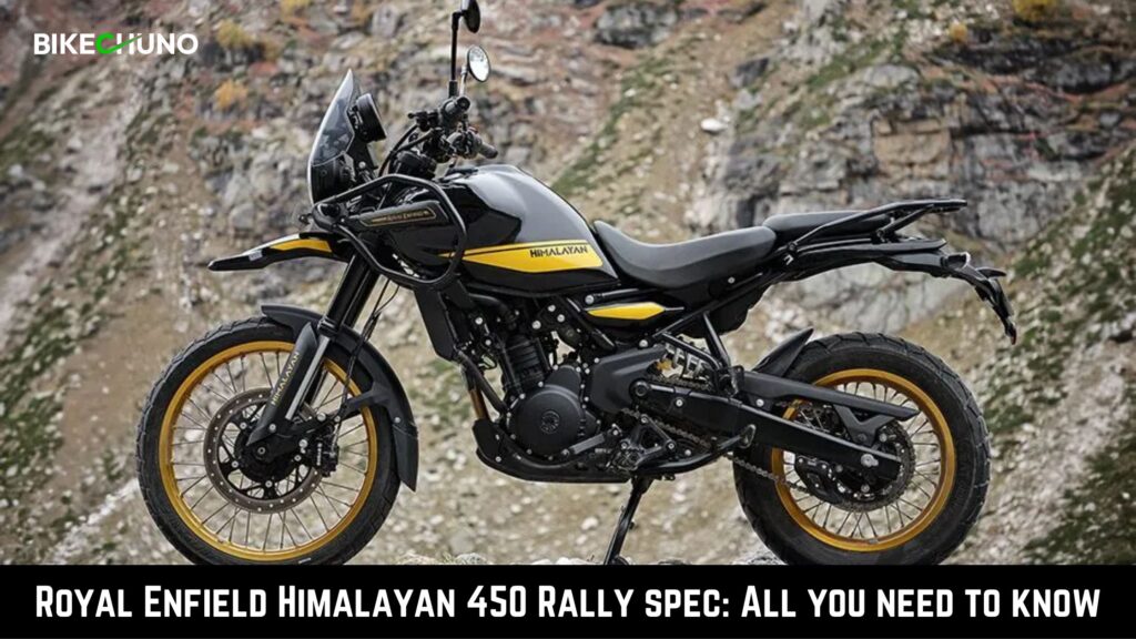 Royal Enfield Himalayan 450 Rally spec: All you need to know