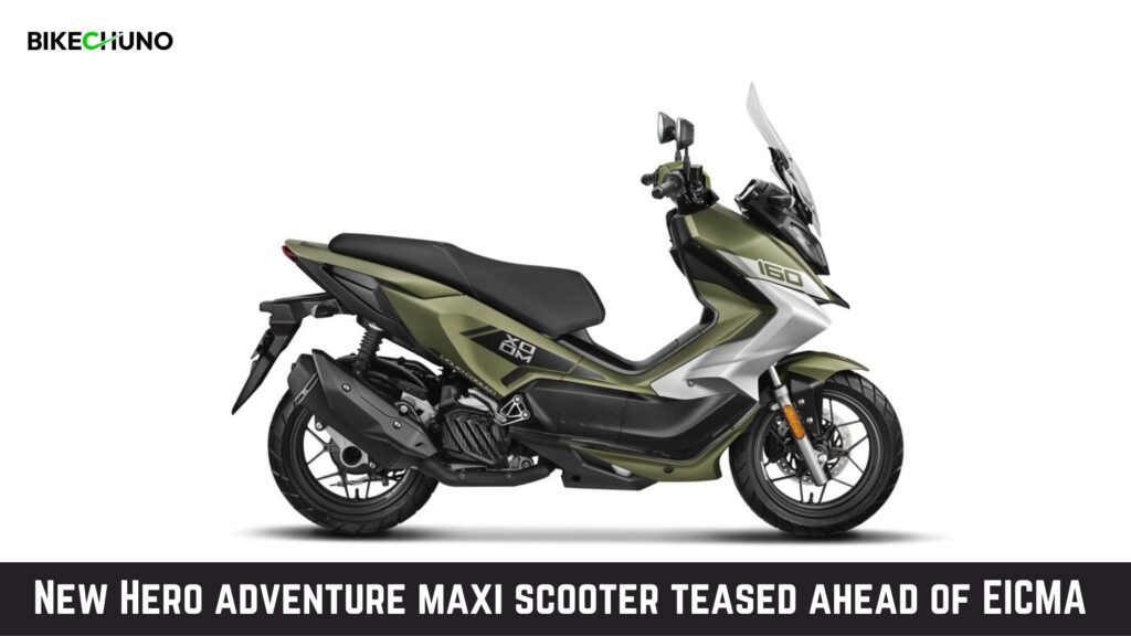 New Hero Adventure Maxi Scooter Teased Ahead Of EICMA 2023 Debut ...