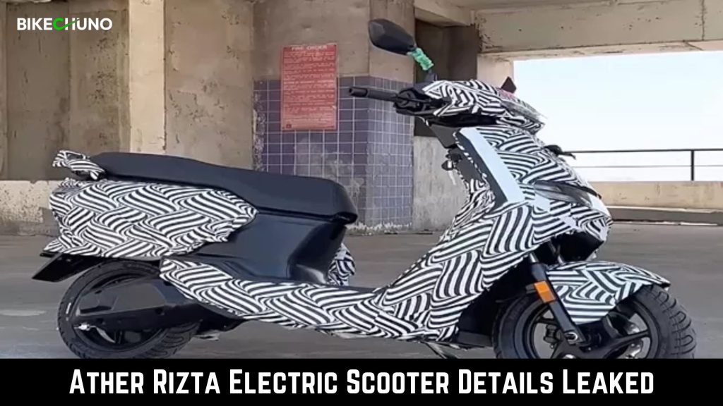 Ather Rizta Electric Scooter Details Leaked