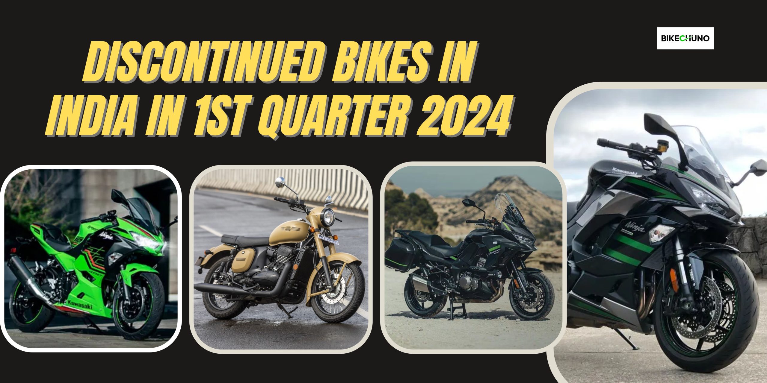 Discontinued Bikes in India in 1st Quarter 2024
