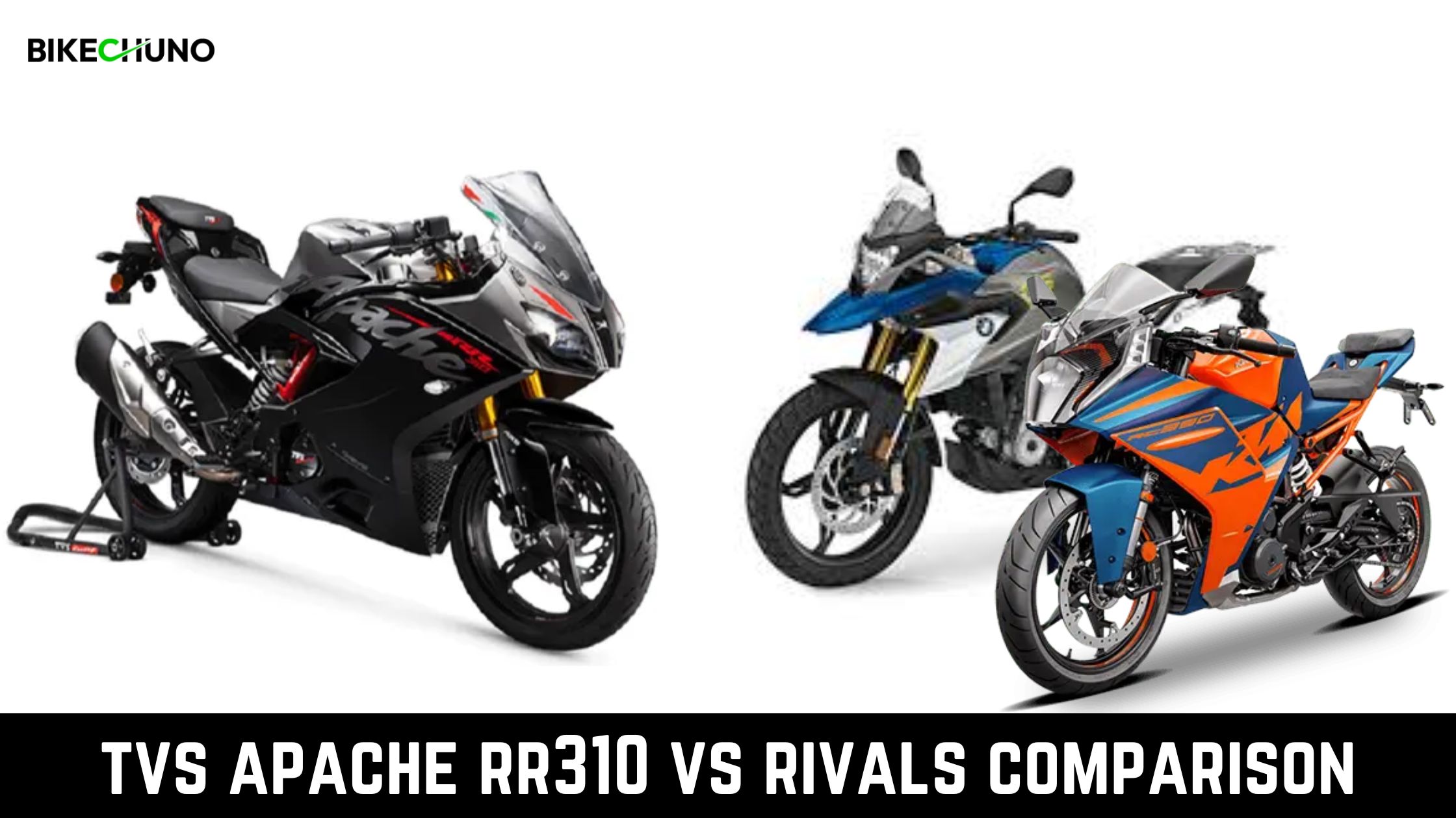 tvs apache rr310 vs rivals comparison