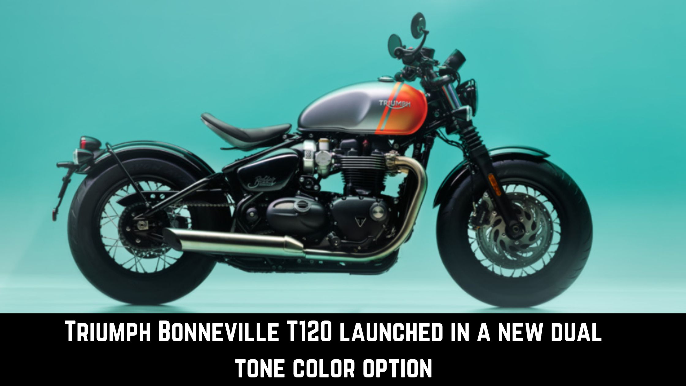 2025 Triumph Bonneville T120 launched in a new dual-tone color option