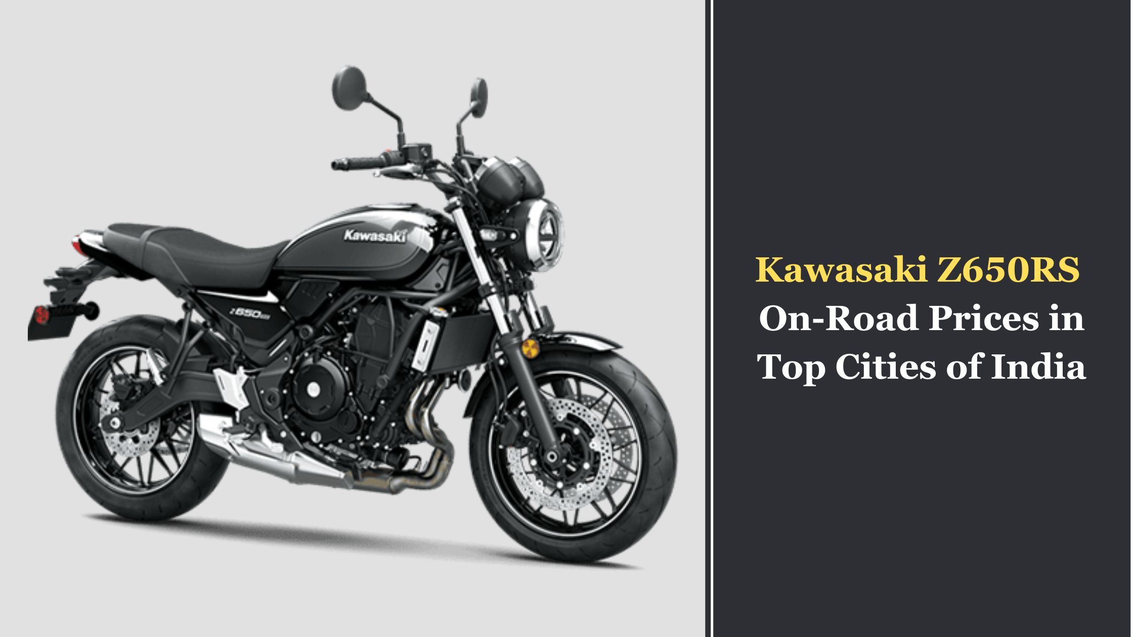 2024 Kawasaki Z650RS on-road price in top cities of India